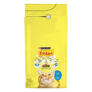 Friskies Salmon Vegetables Dry Cat Food Purina Arabia